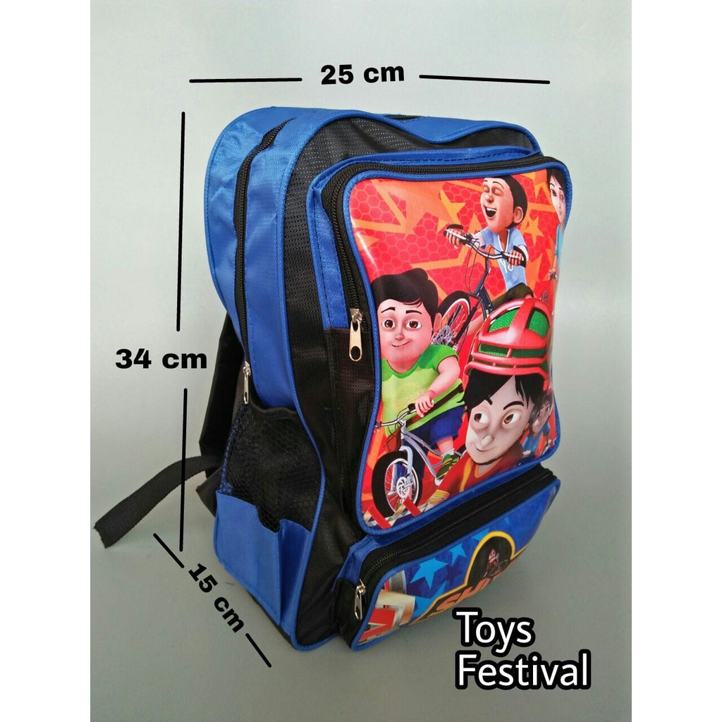 Tas sekolah ransel backpack anak karakter shiva
