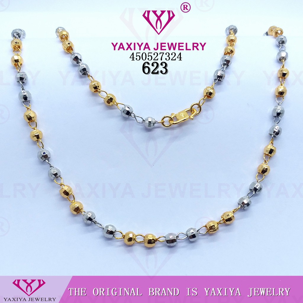 

Kalung Biji Lada Kombinasi Perhiasan Imitasi Yaxiya Jewelry 623