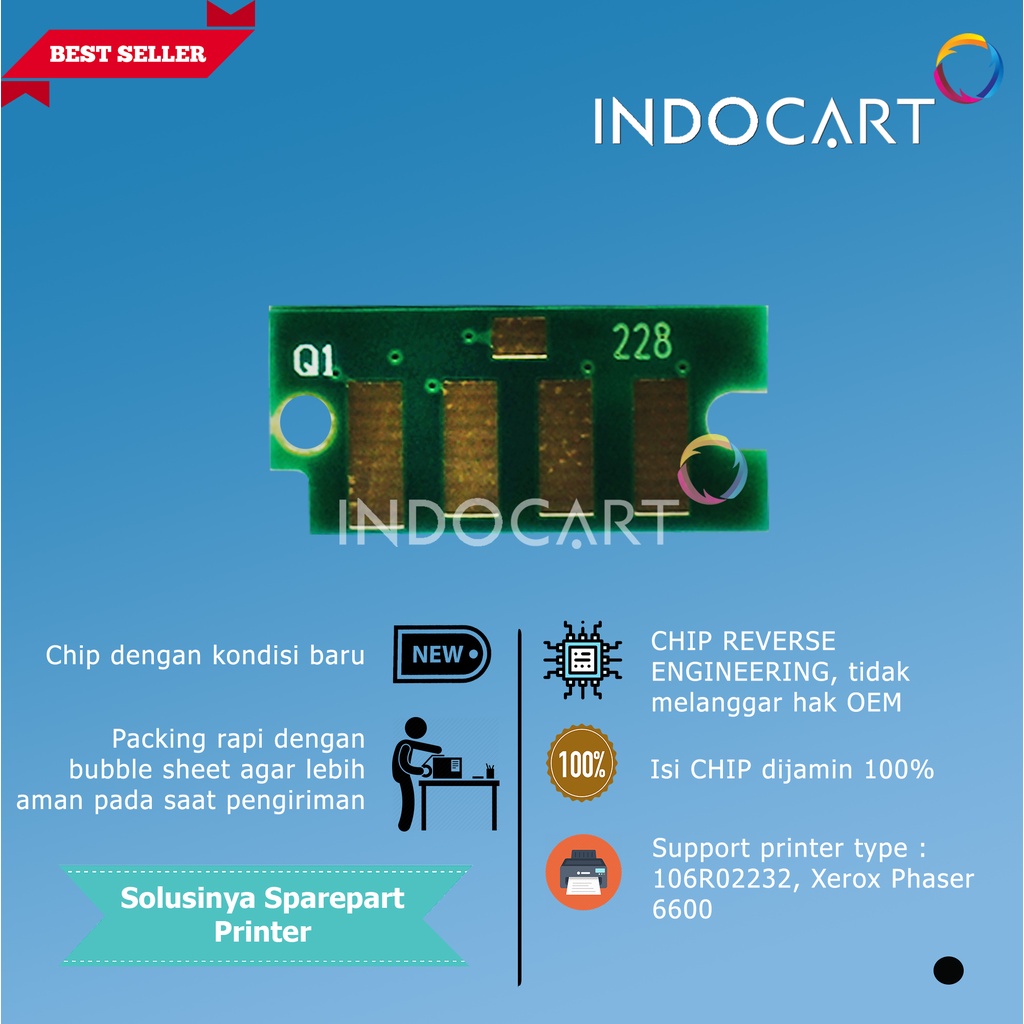 Chip 106R02232 106R02229 106R02230 106R02231-Xerox Phaser 6600