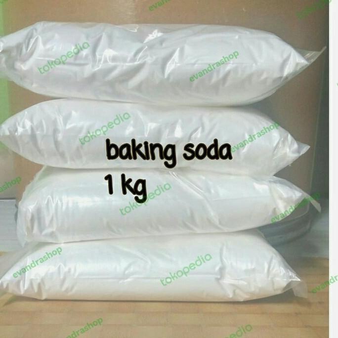 

Sodium bicarbonate 1 kg / sodium bikarbonat / soda kue / baking soda NEW Kode 919