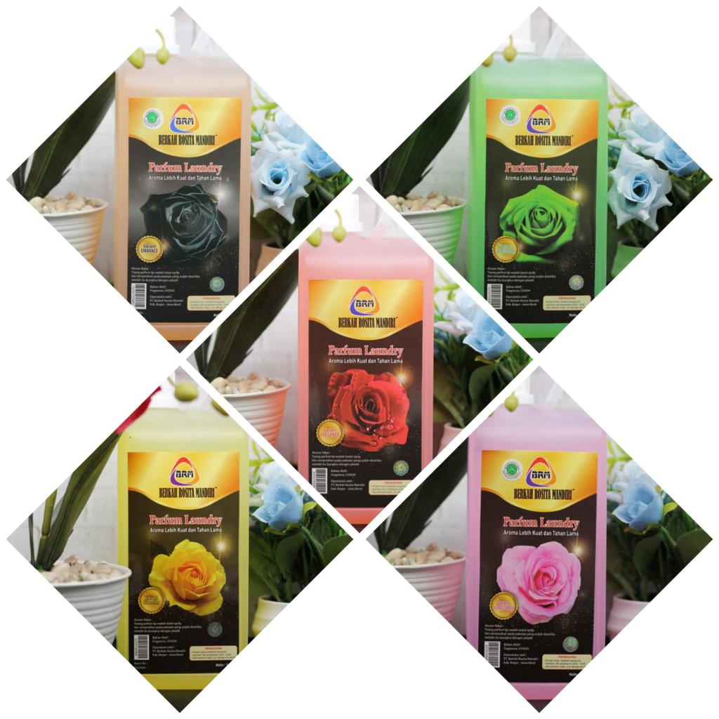 

Pewangi Mawar laundry (1 liter)