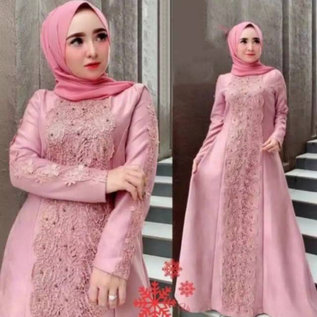 Niken maxy dress baju gamis pakaian wanita fashion muslim