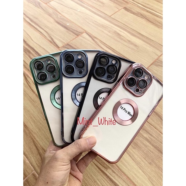 Ultra Plated Case Iphone 14 PRO MAX LENSPRO CHROME Electric plated Case Apple14 ProMax IP 14 Plus Casing  Pelindung Silikon HP Lens Pro