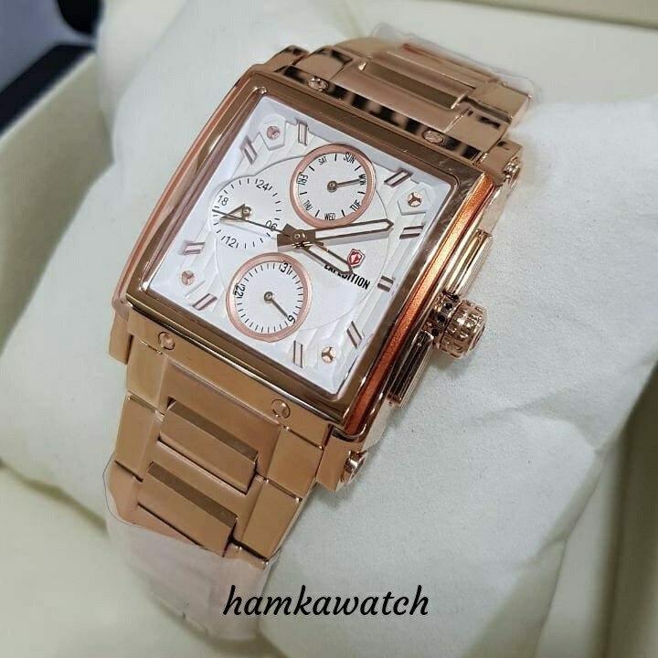 jam tangan / Watch_Id wanita Expedition original E-6731 Rose gold