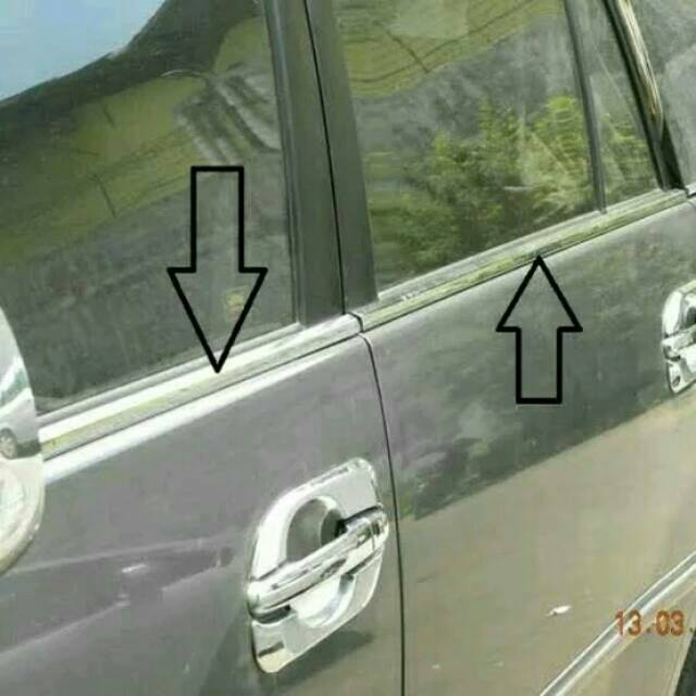 List Lis Kaca Samping Innova 2004 - 2015