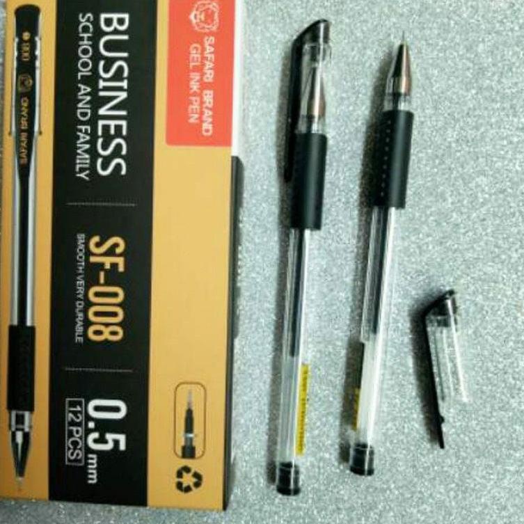 

TERMURAH SAFARI PULPEN GEL PEN BOLPOIN SF-008 (1PCS) PENA BALLPOINT 0.5MM ♬ 856