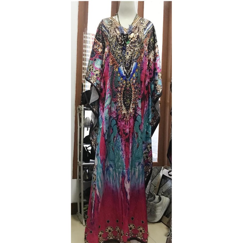 kaftan import India sutra silk