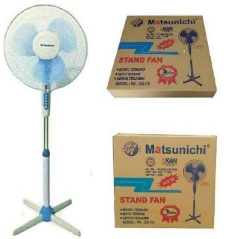 Kipas Angin Matsunichi CX3/Kipas Angin Berdiri Kaki Silang/StandFan 16Inch