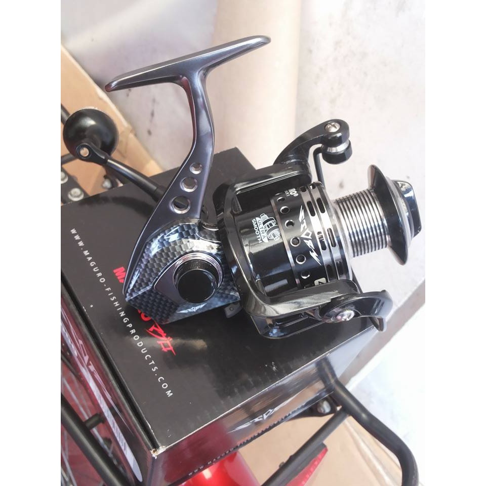 Reel Pancing Merk Maguro Storm 4000 14 Bearing Super Drag System