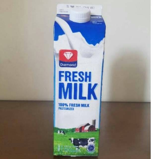 

Fresh milk Susu segar Susu pasteurisasi diamond coklat 946 ml