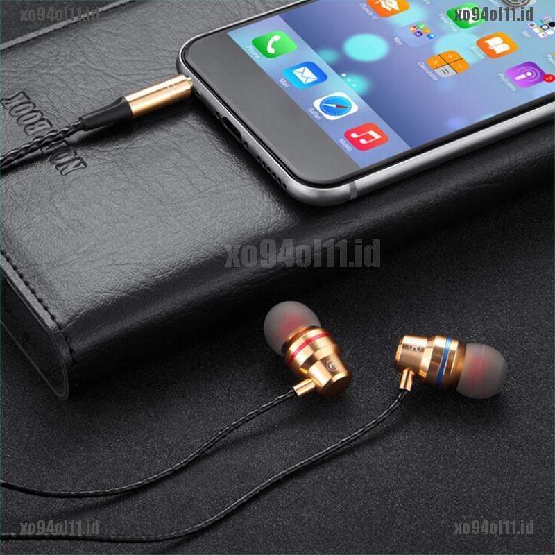 (Xo 'Cod) Earphone In Ear stereo heavy bass Dengan Fitur noise Canceling Dan Kabel