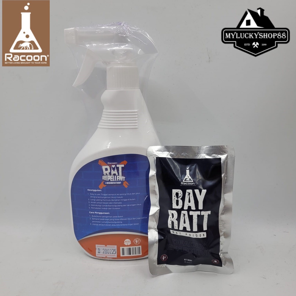 Racoon Rat Repellent Cairan Pengusir Tikus Tidak Beracun 500ml Bayratt