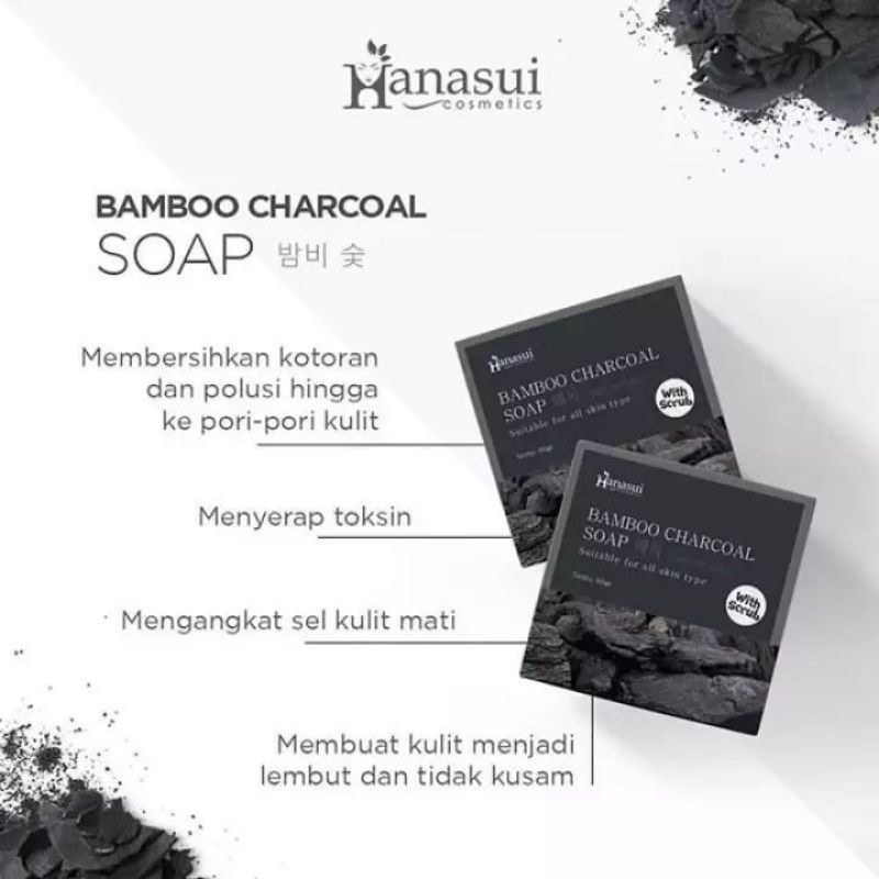 [BAMBOO CHARCOAL] HANASUI BAMBOO CHARCOAL / SABUN ARANG BPOM