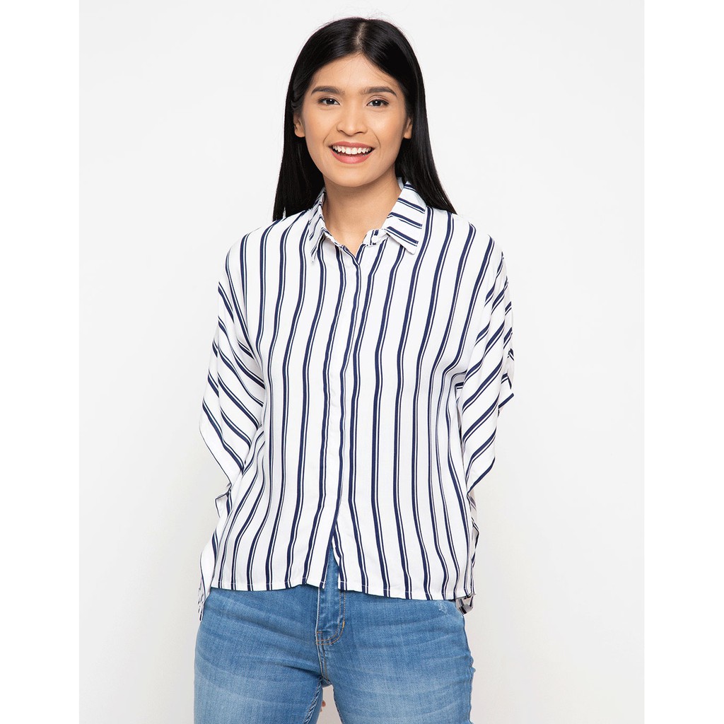 Matahari - Nevada Kemeja Lengan Pendek Stripe Print
