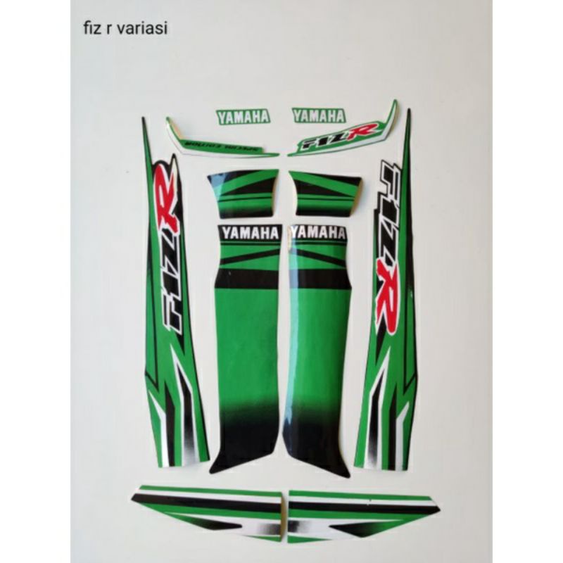 striping FIZ R variasi, striping, striping yamaha fiz r variasi hijau terbaik