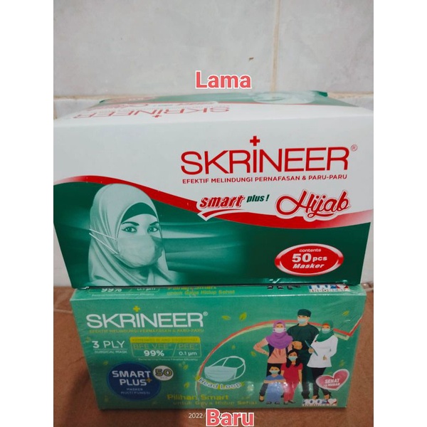 Masker Bedah 3ply Skrineer Hijab dan Paul Lorna Hijab