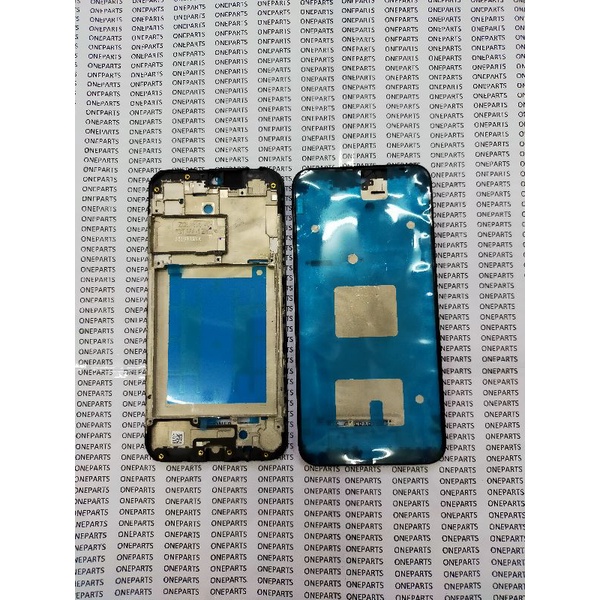 FRAME BEZZEL TULANG TENGAH DUDUKAN LCD SAMSUNG GALAXY A01 A015 ORIGINAL