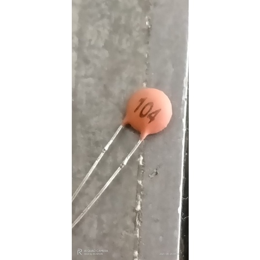 10pcs capasitor ceramic 104PF / 100K/ kapasitor keramik 100K/104PF