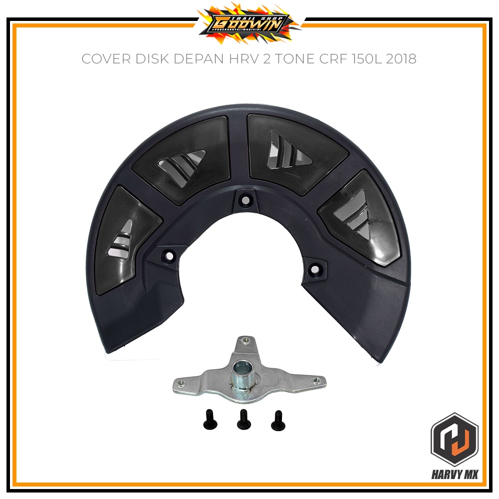 Variasi SUPER MOTO Cover Tutup Pelindung Disc Disk Cakram Depan CRF 150 L 2018 2 Tone