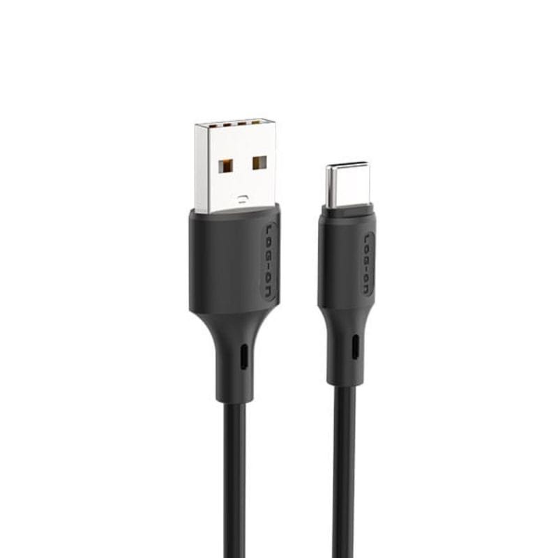 Kabel Data LOG-ON LO-CB28 TYPE-C 1TOPLES isi 40PCS Kabel Charger LOG ON LO-CB28 TIPE C PERTOPLES Kabel Casan LOG-ON LOCB28 USB TYPE-C PERTOPLES ORIGINAL