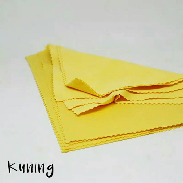 lap kacamata supersin bahan kain halus