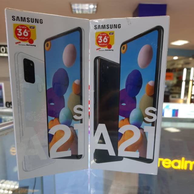 Hp Samsung A21s Putih Hitam Ram 3 Rom 32 Gb Garansi Resmi Samsung 1 Tahun Shopee Indonesia