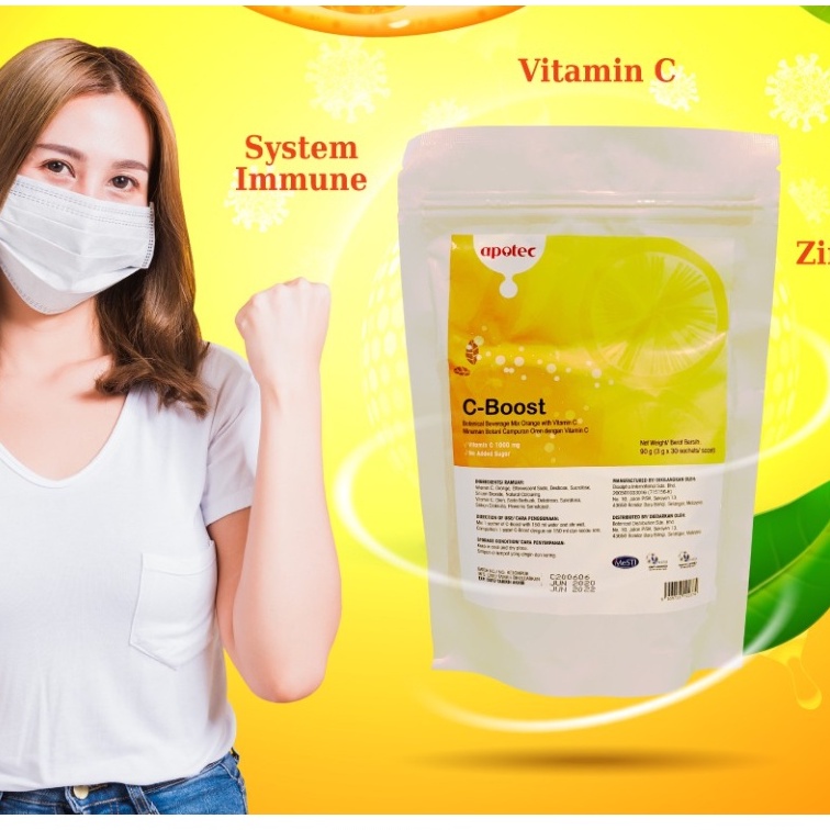

CBoost Vitamin C Menjaga Imun Tubuh