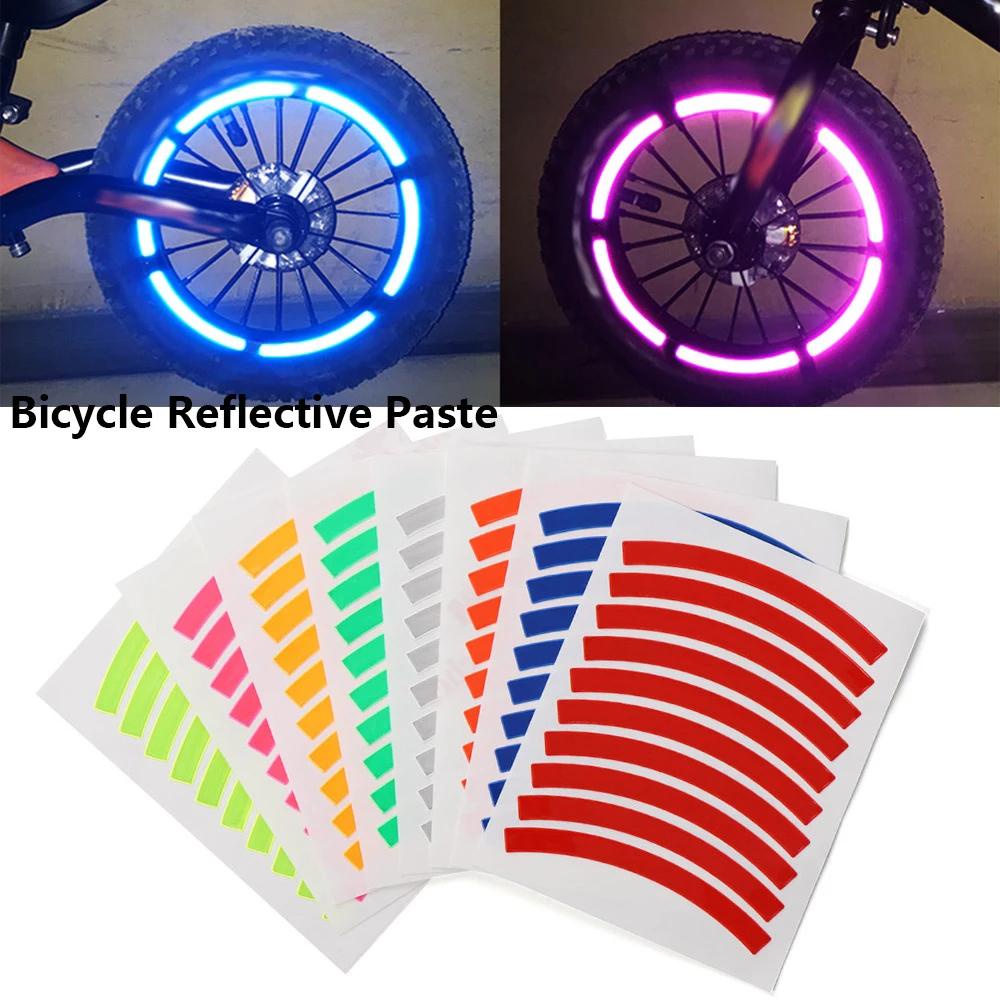 Agustinina Tape Reflektif Motor 10pcs Cycling Scooter Reflector Tape Strip Reflektor