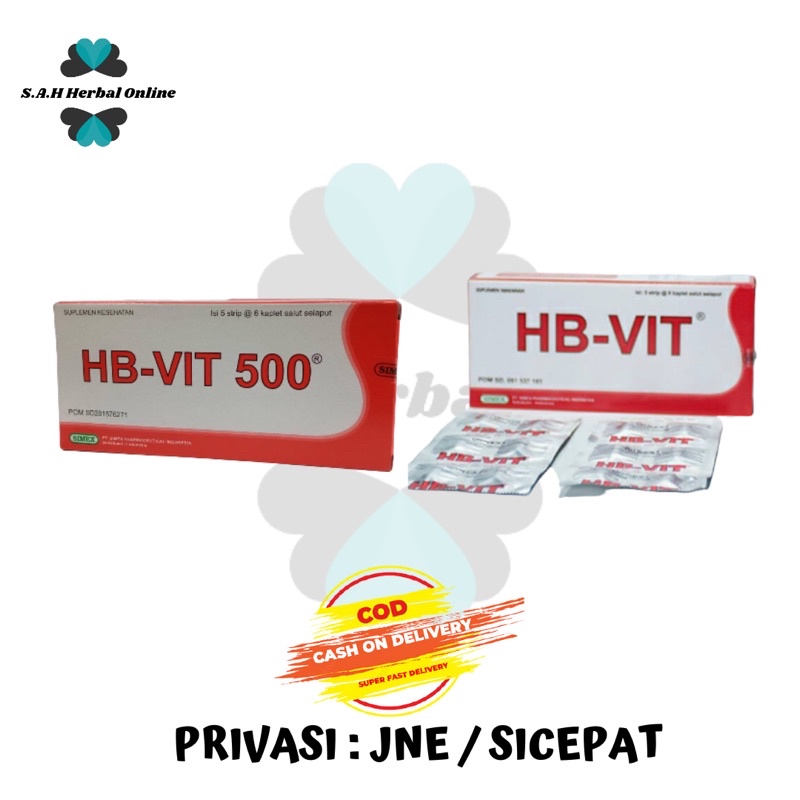 HB-Vit 6 Kaplet HB-Vit 500 6 Kaplet