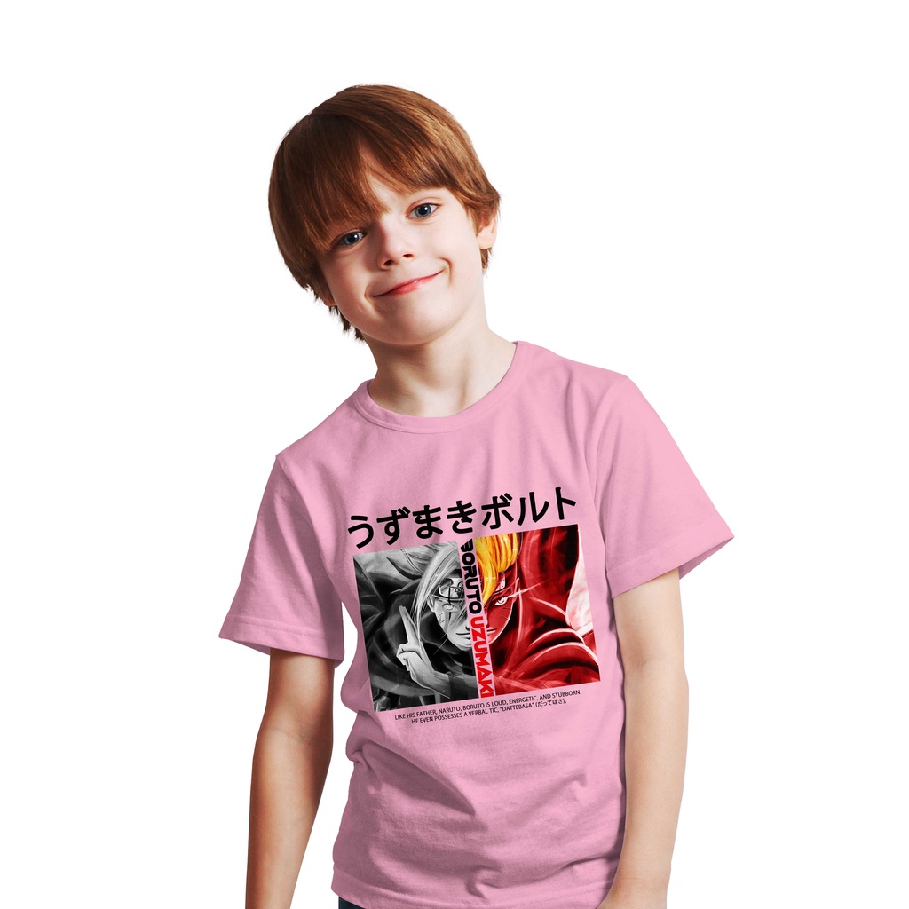 NEW T-SHIRT KIDS ANIME LOGO BORUTO UZUMAKI NARUTO PREMIUM DXPRO