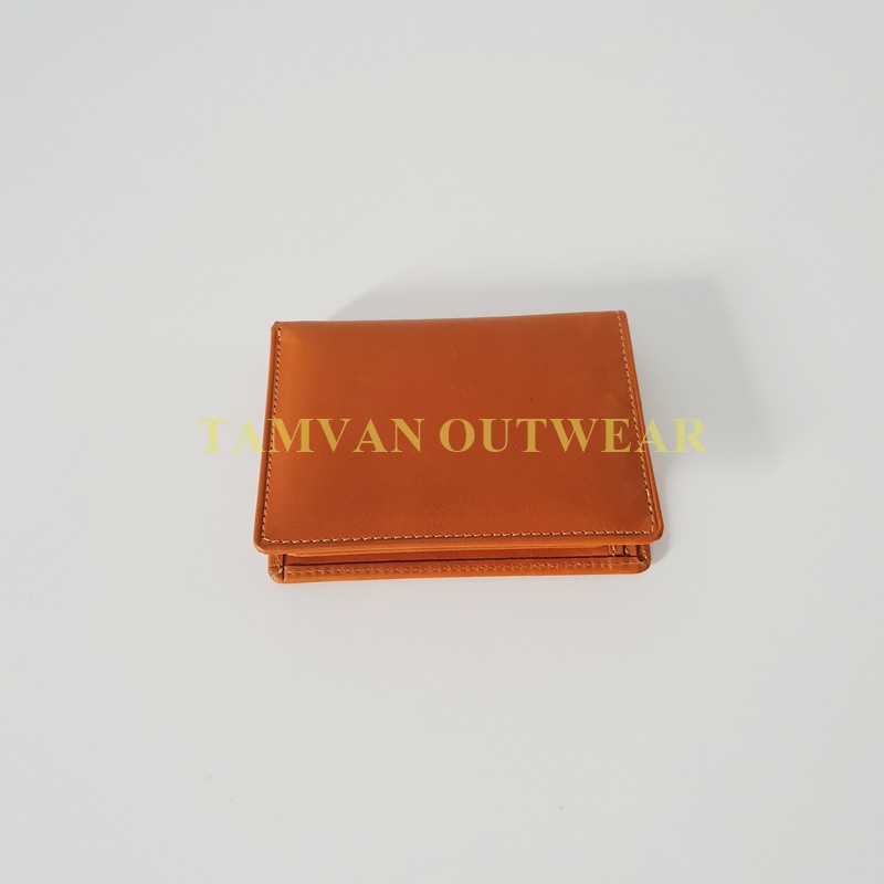 Dompet Kulit Book kecil Coklat Tan Pria/Wanita / Dompet Asli GARUT / Dompet Kulit Sapi