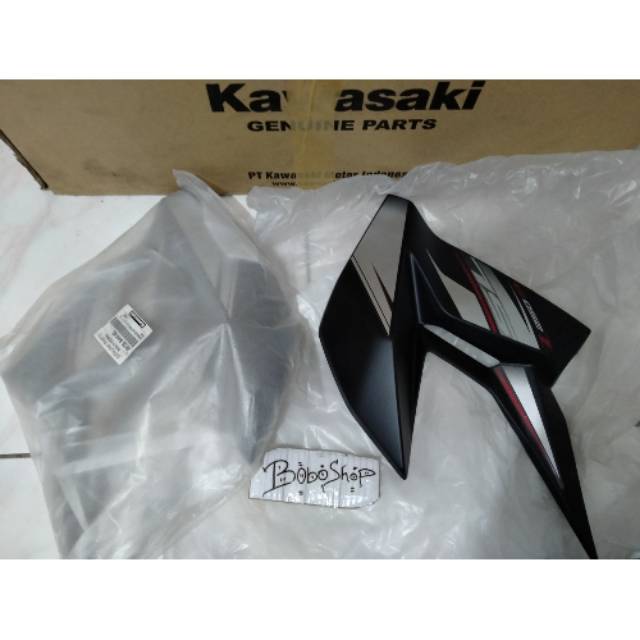 Shroud fering fairing sayap tangki tengki z250sl z250 sl hitam list putih original