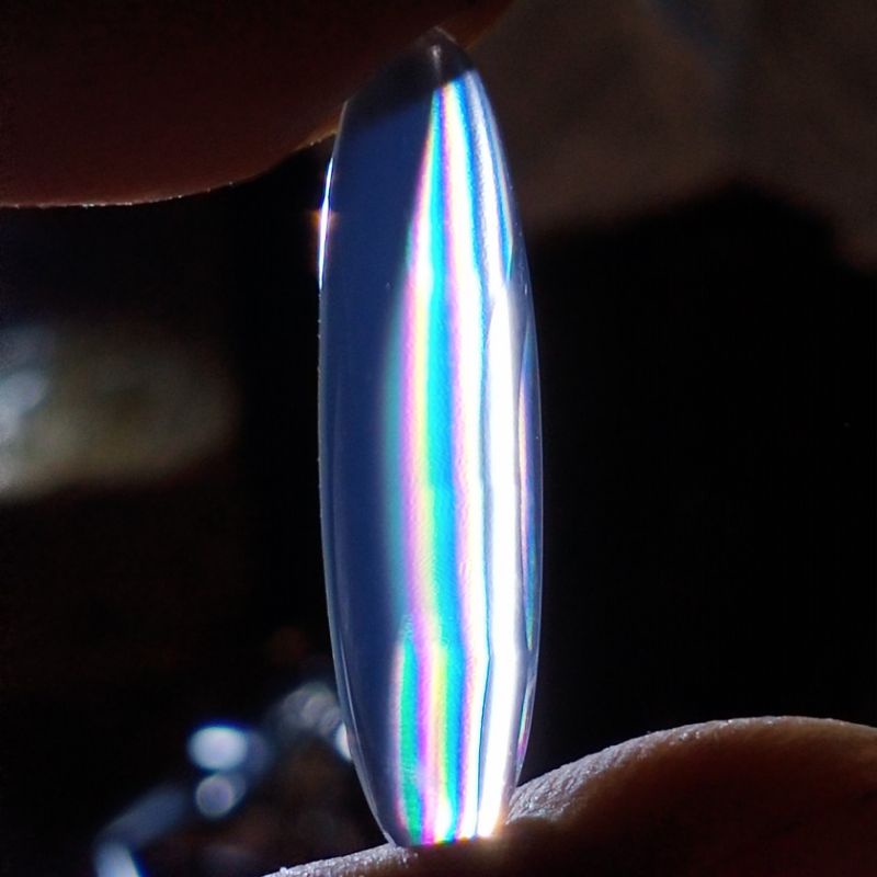 Batu Akik Pelangi - Iris Agate Luster Cat's Eye