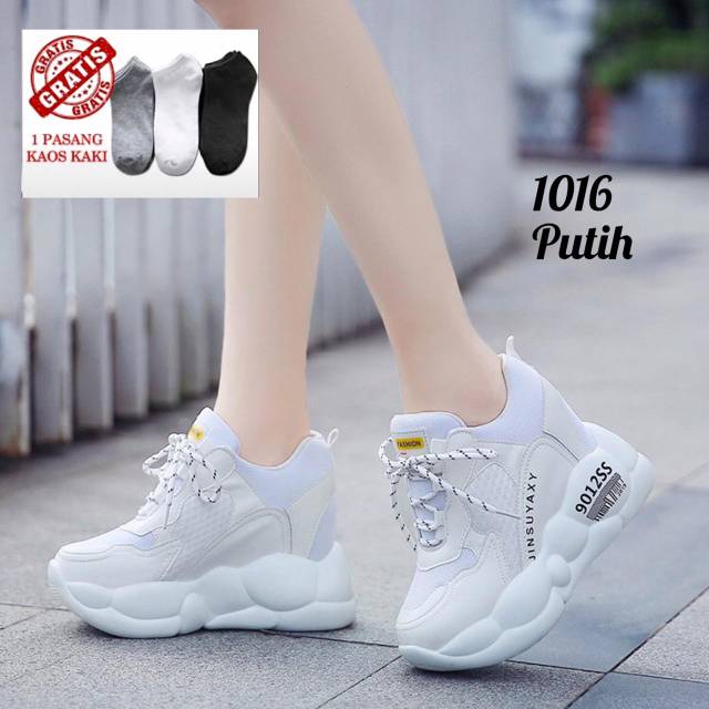 SEPATU WEDGES WANITA IMPOR KOREA 1016