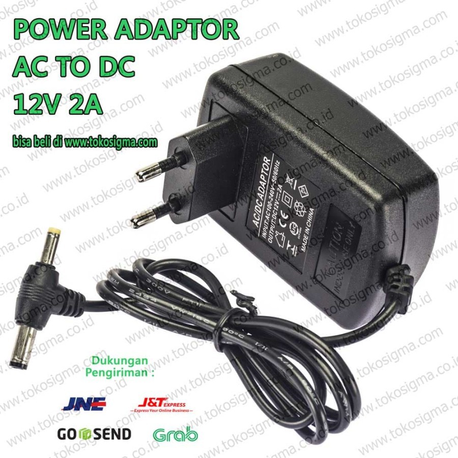 Power Supply ADAPTOR AC to DC 12V 2A JEK 5.5mm X 2.5 mm