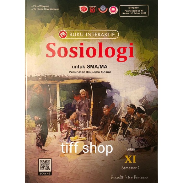Buku PR Interaktif sosiologi kelas 11 semester 2, 11b (K13 revisi) intan pariwara, 2021/2022