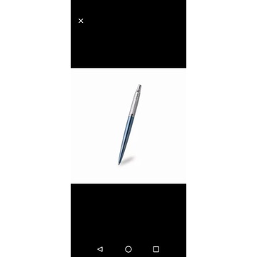 

Pulpen Parker New Jotter Waterloo Biru Muda CT Ballpoint Klip Silver