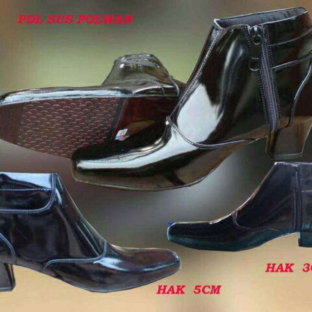 SEPATU PDLSUS POLWAN/SEPATU DINAS KERJA WANITA