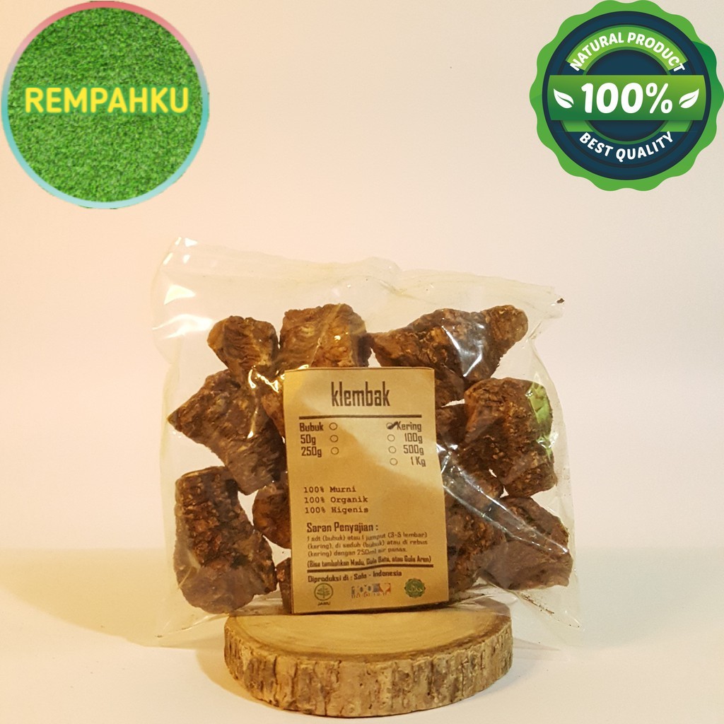 

KLEMBAK KELEMBAK 50 GRAM KERING - Rheum Officinale - MURNI - JSR