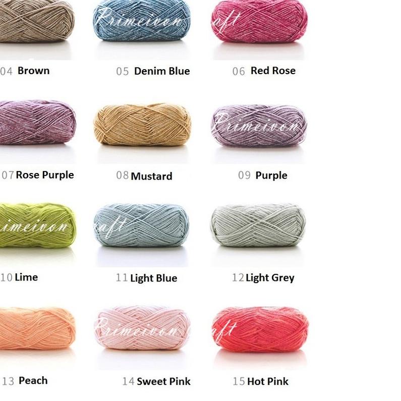 ◊ 21-38 Benang rajut katun semprot wol /benang rajut stonewashed SW1 ◙