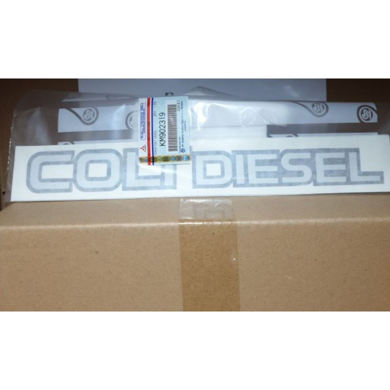 STIKER / STICKER / LABEL COLTDIESEL UNTUK DEPAN PS110, PS125, PS136100% ASLI KTB