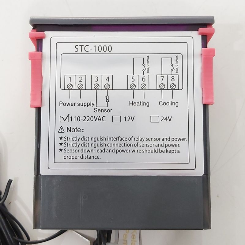 STC1000 Termostat DIGITAL Otomatis MESIN TETAS THERMOSTAT DIGITAL STC-1000