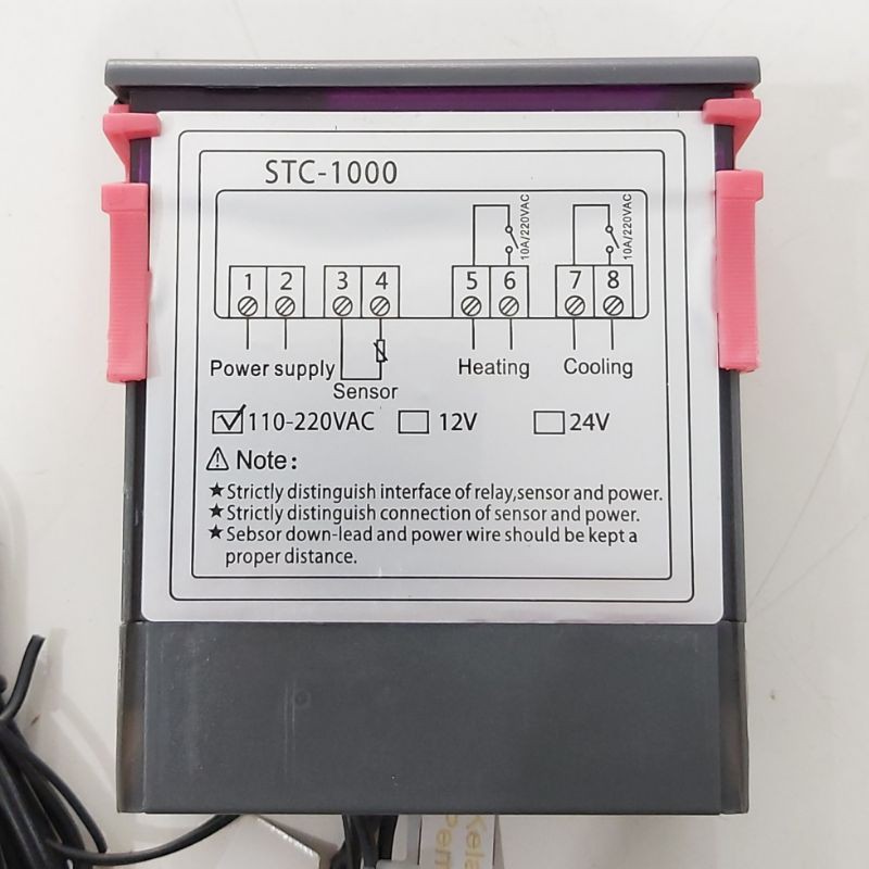 TERMOSTAT DIGITAL OTOMATIS MESIN TETAS THERMOSTAT DIGITAL STC-1000