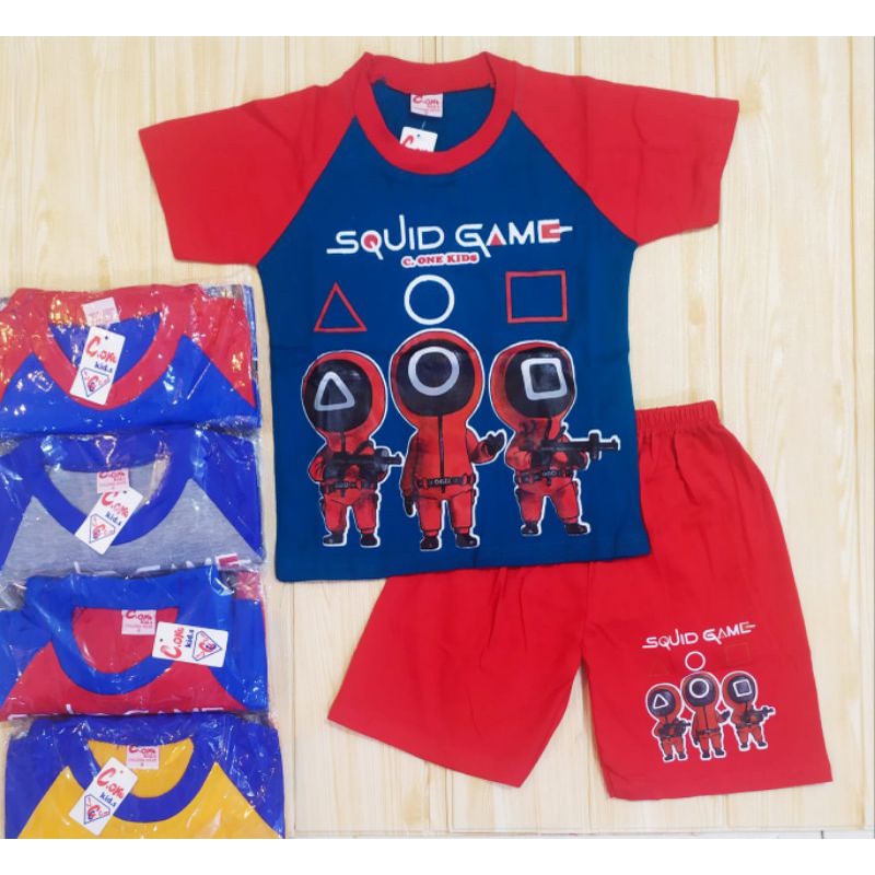 SETELAN  PENDEK  TRANSFORMERS - HULK - MC QUEEN - EXKAVATOR FULL PRINT 2-10 THN - BAJU ANAK PREMIUM