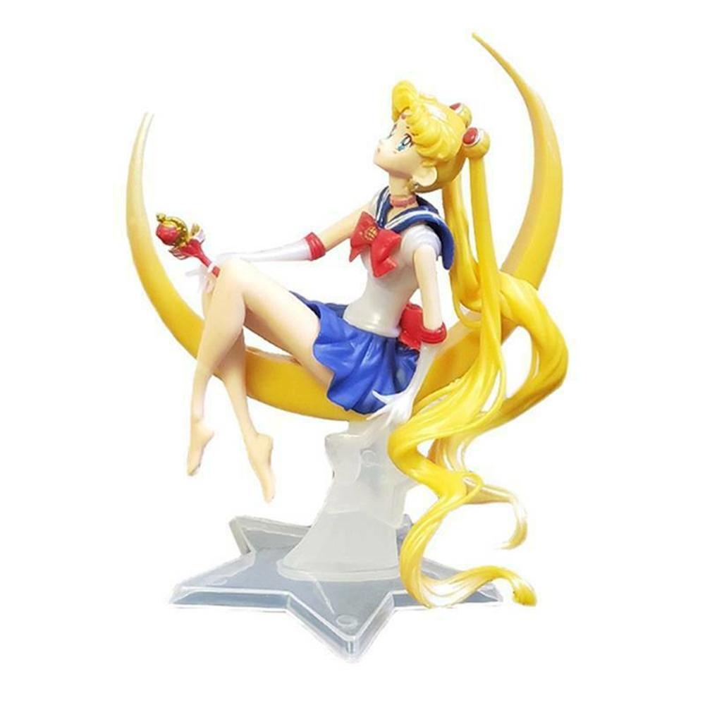 Needway Mainan Angka Ornamen Rumah Tsukino Usagi Model Mainan Cake Decor Model Action Figure