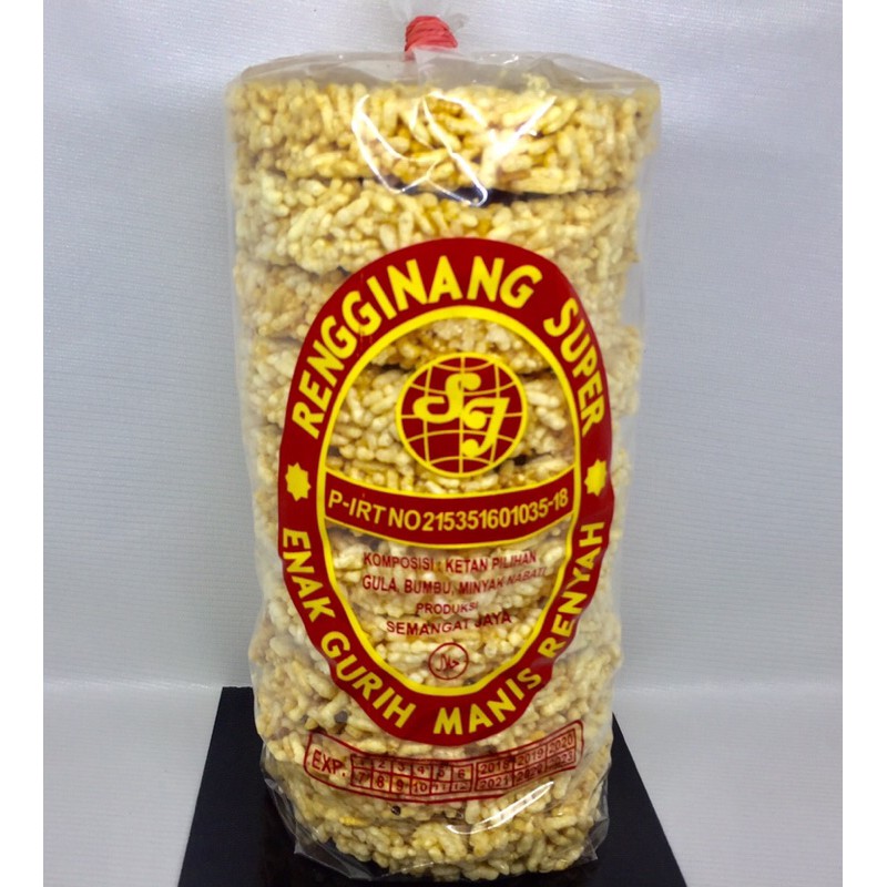 

RENGGINANG SUPER - Enak Gurih Manis Renyah 330gr isi 10pcs