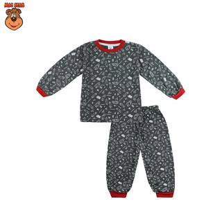MacBear Baju Anak Laki laki Piyama Setelan Full Print MacBear Baju Anak Laki laki Piyama Setelan Full Print