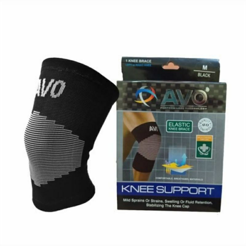 KNEE Support Avo Original, Deker Lutut, Knee Band, Pelindung Lutut