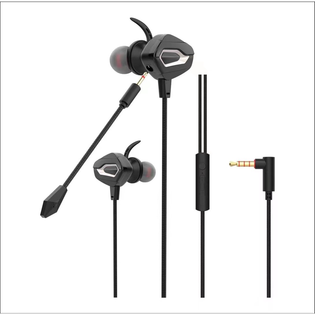 MINIGO Headset - Handsfree Gaming GM-007 GM-008 Stereo Earphones Games Plus Mic Universal Jack Audio 3.5mm