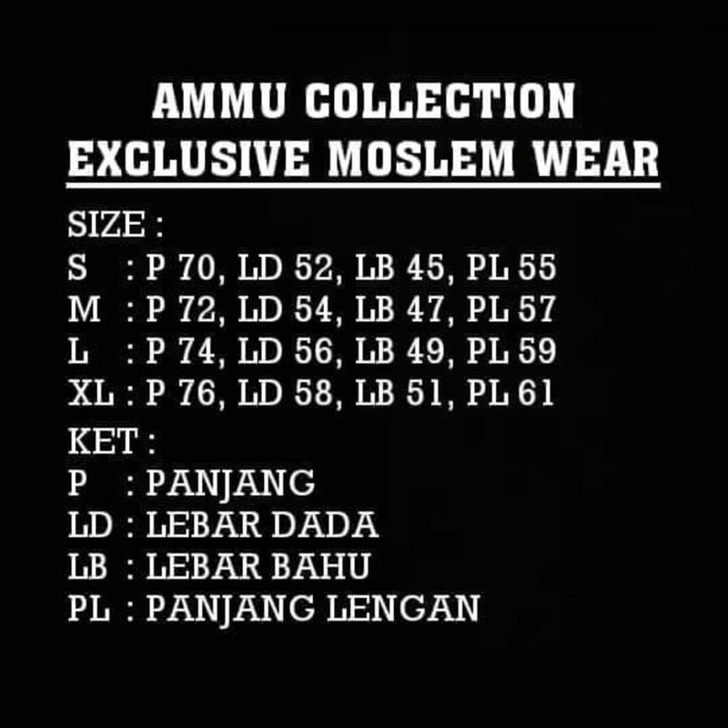 Baju Koko AMMU Warna Biru Medium Termurah